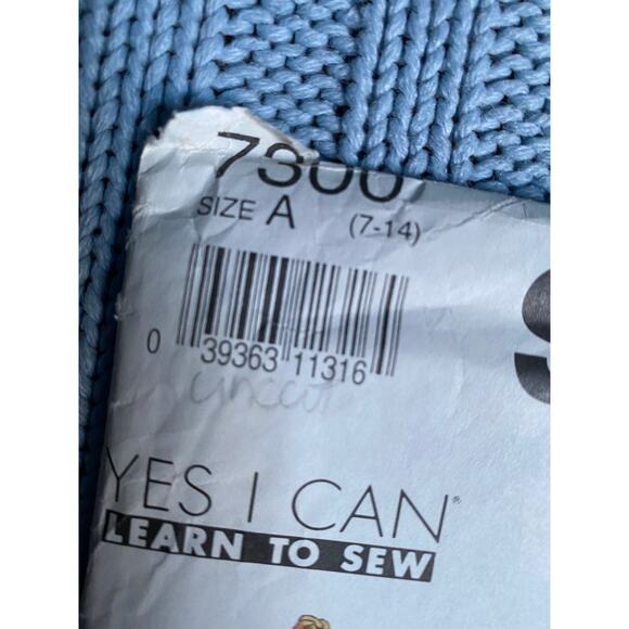 Simplicity 7300 Sewing pattern girls tank top shorts 1990s size 7-14 - Picture 2 of 5